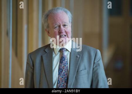 Edinburgh, Royaume-Uni. 16 janvier, 2020. Sur la photo : Stewart Stevenson MSP. Des scènes du parlement écossais à Édimbourg. Crédit : Colin Fisher/Alamy Live News Banque D'Images