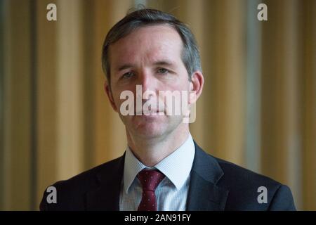 Edinburgh, Royaume-Uni. 16 janvier, 2020. Sur la photo : Liam McArthur MSP. Des scènes du parlement écossais à Édimbourg. Crédit : Colin Fisher/Alamy Live News Banque D'Images