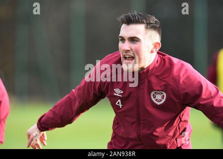 Oriam Performance Sports Centre, Riccarton, Edinburgh, Ecosse, Royaume-Uni. 16 janvier, 2020. Coeur John Souttar Training session avant d'SaturdayÕs William Hill Scottish Cup tie à la maison à Airdrie. Crédit : eric mccowat/Alamy Live News Banque D'Images