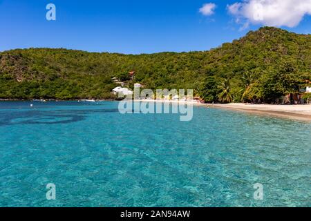 Les anses d'Arlet, Martinique, Antilles françaises - la plage Banque D'Images