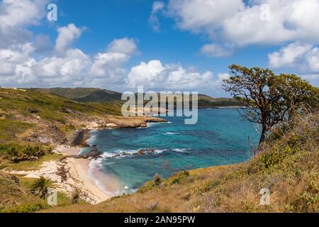 Sainte-Anne, Martinique, Antilles françaises - Cap Ferré - Trou Cadia Banque D'Images