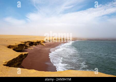 Réserve nationale de Paracas près de l'ICA au Pérou, en Amérique du Sud Banque D'Images