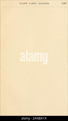 Stephen Clason de Stamford, Connecticut, en 1654 et certains de ses descendants . er, Charles, Vill)ur Clason ,^6 Mary, 40-) la paille, Leroy, B., Lueretia 406 Fay A., 824^Tyh r, M. Carnot, Townsend, John, Julia E., 881 Naomi Pell, 904, 882. WilletA Elvira, 905 Townsend, Minnie, 90(5 Sarah Emma, 840 Tyler, Oren, William Anson Kufus, Pollv 841 Elmira, 839, Charles Arthur 842 Tyler, Willis W., John 883 C, 843, 884 A. Alice Tyler, M. Plummer, Agnes 844 C, . 885 Veliuii-, Antoine, C. Velino-, Hema, rehster 887 W., John, Whitney, Daniel, Jean, Anne, 54 71 55 Nicholas, Daniel, 72, 56 Sarah Daniel, 73 Sa Banque D'Images