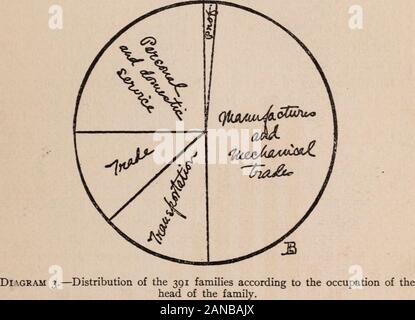 Niveau de vie des familles Workingmen's à New York City, . " 1 * * ! U i I M S . N. ^ Diagramme 2.-Nombre de familles dans chaque groupe de revenu. (Voir Tableau i, page 44.) 24. La classification employée suit celle de l'TwelfthCensus des États-Unis, et dans tous les cas, le occupationspecified est celle du père. Des 391 hommes inclus dans thetables, ouvriers agricoles (38), (30), des teamsters et vêtement de travail (66), 40 MATÉRIAUX UTILISÉS ET LA MÉTHODE DE TRAITEMENT représentent un tiers. Le tableau suivant indique le apportionmentamong les principaux groupes de la Profession : classification des bureaux de recensement Banque D'Images