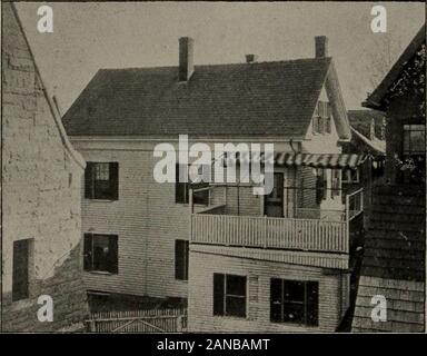 Communications médicales du Massachusetts Medical Society . Fig. XX.-toit, utilisée comme un coin chambre-balcon.. Fig. XXI.-A plus prétentieuse sleeping-balcon. Banque D'Images