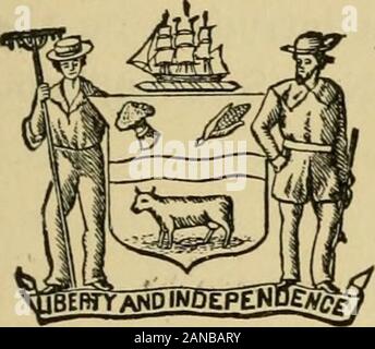 Notre grand continent, des ébauches, pittoresque et historique : l'intérieur et au-delà des États . ts appel à des troupes pour réprimer la rébellion.Pendant la guerre civile, ce petit État, avec une population de seulement175,000, fournies à l'armée nationale 23 711 soldats. Les productions agricoles du Rhode Island ne sont pas très vastes.C'est un état de la fabrication, en particulier dans les tissus et de fer et steelproducts. Dans la fabrication de produits de coton est l'État dans l'Union européenne deuxième, ayant, en 1880, 30 274 métiers, avec 1 649 295 broches. Cette année22,228 personnes étaient employées dans la manufact Banque D'Images