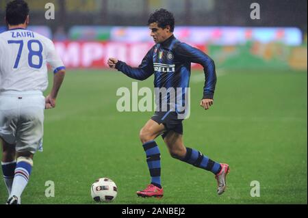 Milan, Italie, 24 octobre 2010, 'G.Meazza San Siro Stadium ', un championnat de football sérieux 2010/2011, FC Inter - UC Sampdoria : Philippe Coutinho en action pendant le match Banque D'Images