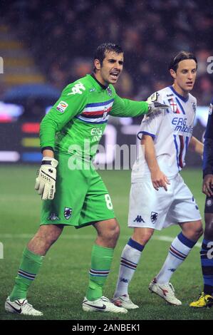 Milan, Italie, 24 octobre 2010, 'G.Meazza San Siro Stadium ', un championnat de football sérieux 2010/2011, FC Inter - UC Sampdoria : Gianluca Curci pendant le match Banque D'Images