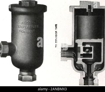 Catalogue & liste de prix : Page volunteer et Monarch de vapeur et d'eau chaude des chaudières de chauffage et de spécialités . 52 g-H-TheWILLIAM-BOILERCO gTEMPERATURE PAGE 8 BOOSTER. Banque D'Images