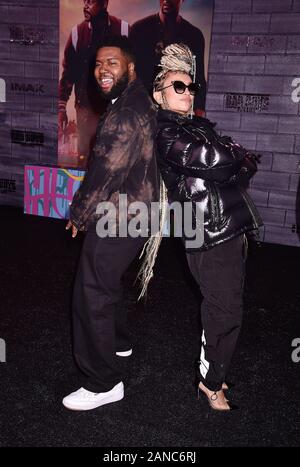 HOLLYWOOD, CA - le 14 janvier : Khalid (L) et quin'assister à la première de Columbia Pictures' 'Bad Boys pour la vie" au théâtre chinois de Grauman le 14 janvier 2020 à Hollywood, Californie. Banque D'Images