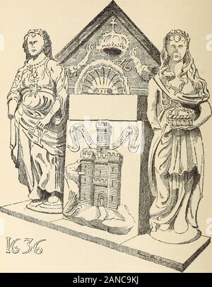 Le Livre de l'ancien Club d'Édimbourg-- Vol1-35 (1908-1985) ; N.vols.1 (1991) .- s'ich une de chaque côté de l'theentrance porte à l'extrémité ouest de la place du Parlement, et que la pierre avec les armes de la ville de Edinburghwas à partir de l'autre entrée du même bâtiment. Onmaking le croquis ci-dessous du groupe de pierres asthey se tenait dans le jardin, et le montrer à certains membres de la Société des Écrivains de cachet, il a été convenu de pur-les chasser à titre provisoire. Les pierres semble toutefois plus tobelong surtout à la Société d'avocats, et theyultimately les a achetés pour la somme Banque D'Images