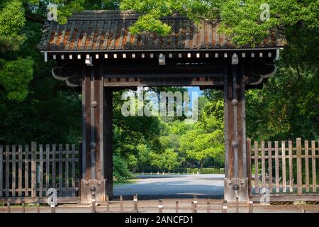 Éléments de conception à partir de sanctuaires shintoïstes et les temples bouddhistes à Kyoto, Japon Banque D'Images