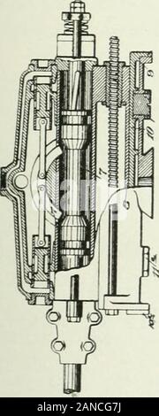 Air comprimé . ingsaid à un point de la membrane pressedagainst définitivement le fond de la chambre, un bras-pipeentering ladite chambre sur un côté d'saidmeans, une prise-pipe de l'autre côté thereofand un rouleau de l'épaisseur de moins que le wheelengaging la membrane de façon à le forcer againstthe bas de la rainure. 813 747. Frein de stationnement automatique COUP-ling. Arthur H. Skillings, Brooklyn, N. Y. a déposé le 15 décembre 1904. N° de série 236 924. L'AIR COMPRIMÉ. 4023 813 636. - PXEUMATIC TUBEAPPARATUS - EXPÉDITION. Edmona A. Fordyce, Bos-tonne, Mass., cédant à ConsolidatedStore Lamson Service Company, Newark Banque D'Images