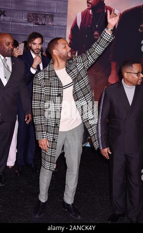 HOLLYWOOD, CA - le 14 janvier : Will Smith assiste à la première de Columbia Pictures' 'Bad Boys pour la vie" au théâtre chinois de Grauman le 14 janvier 2020 à Hollywood, Californie. Banque D'Images