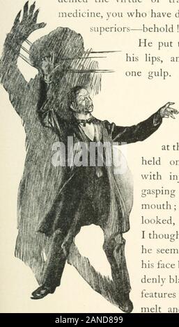 L'étrange cas de DrJekyll et MrHudeIllustrated par Charles Raymond Macauley . attention, et ni plus riche ni plus sage, unlessthe sens du service rendu à un homme inmortal détresse peut être considéré comme un genre ofriches de l'âme. Ou, si vous en preferto choisissez, une nouvelle province du savoir andnew avenues pour la gloire et la puissance doit être laidopen à vous, ici dans cette chambre, sur l'en-stant, et votre vue est dynamité par aprodigy d'échelonner l'incrédulité de Satan. Monsieur, J'ai dit, touchant une fraîcheur que j'wasfar de véritablement posséder, vous parlez d'énigmes,et vous aurez peut-être pas étonnant que j'hea Banque D'Images