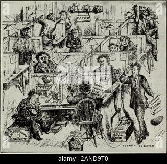 Edison : sa vie et inventions . eir imagination. Ils envoyaient des messages anciens. Environ 12 heures tout s'est mal, asthere avait eu une tempête quelque part près d'Albany, et côté thebad s'est vacillante. M. Orton, le président, andWm. H. Vanderbilt et les autres directeurs sont venus en.J'avais mon coeur en essayant de grimper autour de mon oesoph-agus. Je payais un shérif cinq dollars par jour towithhold jugement qui avait été entré againstme dans une affaire que j'avais payé aucune attention à ; et si le quadruplex n'avait pas travaillé avant que le Président,je savais que j'étais à avoir des problèmes et pourrait perdre. mymachinery Le New York Tim Banque D'Images