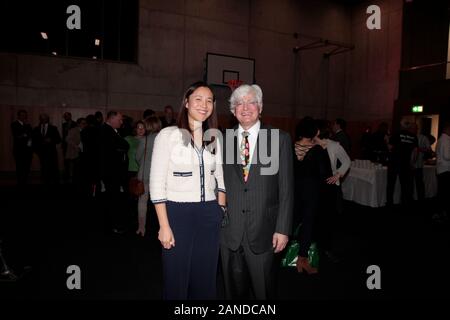 Winfried Stöcker und Ehefrau Lei Zhu beim Neujahrsempfang der Stadt Coburg dans der Schenckendorff-Turnhalle à Görlitz am 16.01.2020 Banque D'Images