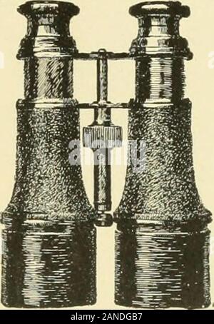 Le guide standard ; l'île Mackinac et du nord près d'un lac . Meilleur champ binoculaire ordinaire en verre. Banque D'Images