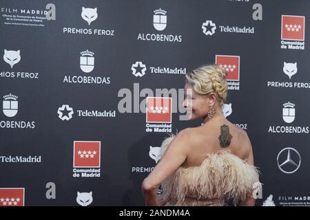 16 janvier 2020, Madrid, Espagne : Belen Rueda assiste à Feroz Awards 2020 Tapis Rouge à Teatro Auditorio Ciudad de los Reyes le 17 janvier 2020 à Alcobendas, Espagne (Image Crédit : © Jack Abuin/Zuma sur le fil) Banque D'Images