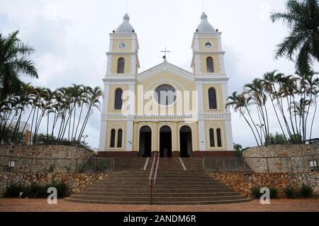 Capitólio, Minas Gerais, Brésil, 28 Novembre 2019. Église Mère De São Sebastião Dans La Ville De Capitólio Banque D'Images