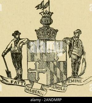 Rapport annuel du Bureau de statistiques de l'industrie du Maryland . A. B. HOWARD, Jr., chef de bureau. BALTIMORE:KING BROTHERS, de l'état des imprimantes. 1896. Table ok contenu. La page. Introduction 1 Les valeurs des biens personnels et de crédit de construction ^ 104 grèves et lock-out 160 déclaration financière , •••^J O .L'ÉTAT DU MARYLAND. Bureau des statistiques de l'industrie,807 Bâtiment Fidélité, Baltimore, 15 janvier 1896. À Son Excellence, LLOYD LOWNDES, Gouverneur de l'État du Maryland : Sir :-J'ai l'honneur de soumettre à votre attention, et de transmettre à l'Assemblée générale, le FourthAnnual Eepor Banque D'Images