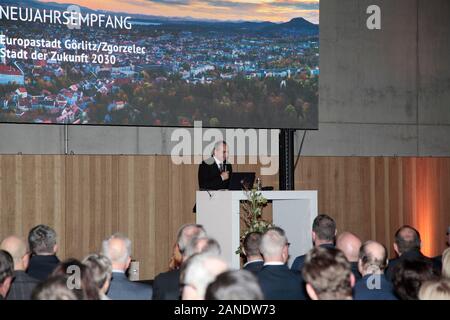 Octavian Ursu beim Neujahrsempfang Oberbürgermeister der Stadt Coburg dans der Schenckendorff-Turnhalle à Görlitz am 16.01.2020 Banque D'Images