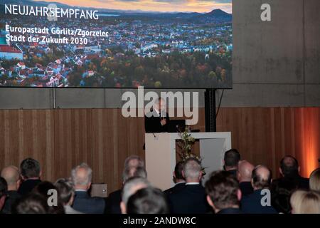 Octavian Ursu beim Neujahrsempfang Oberbürgermeister der Stadt Coburg dans der Schenckendorff-Turnhalle à Görlitz am 16.01.2020 Banque D'Images