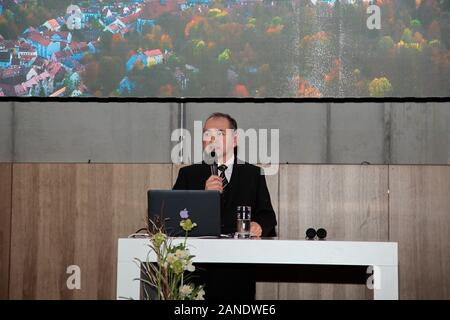 Octavian Ursu beim Neujahrsempfang Oberbürgermeister der Stadt Coburg dans der Schenckendorff-Turnhalle à Görlitz am 16.01.2020 Banque D'Images