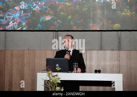 Octavian Ursu beim Neujahrsempfang Oberbürgermeister der Stadt Coburg dans der Schenckendorff-Turnhalle à Görlitz am 16.01.2020 Banque D'Images