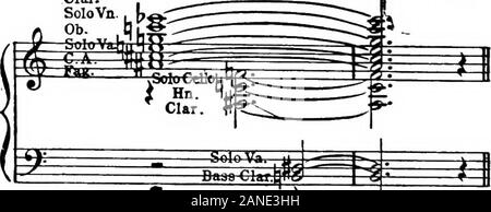 L'harmonie moderne, son explication et l'application . Une telle pensée que comme en témoigne le examplecould otily suivants ont été émis sur une base solide de ton-colorappreciation :- Ex.403. Clar. , SoloVn., h,Ob. *- BSoloVi ,6Sch nberg, Erwartung.. Fa Coatra^ :. | CONCLUSION 197 seulement l'expérience la plus large permettra au compositeur tochoose toujours le bon moyen pour ses pensées. On entend fréquemment droit HowThe pianoforte évidentes de languageUse douloureusement mal à l'articulation cohérente onMe mm. ^^^ ; chaînes Une chaîne passage démolie par laiton ; la voix tremblante d'onu harmonies évanescentes Banque D'Images