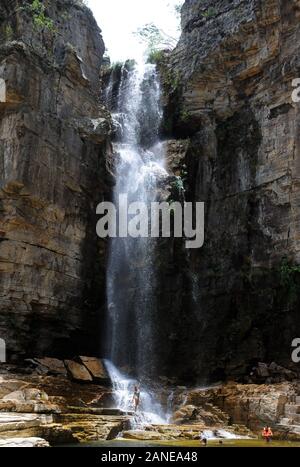 Capitol, Minas Gerais, Brésil, 26 Novembre 2019. Canyons Waterfall situé à Capitolio dans l'état de Minas Gerais. Banque D'Images