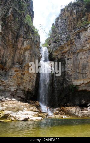 Capitol, Minas Gerais, Brésil, 26 Novembre 2019. Canyons Waterfall situé à Capitolio dans l'état de Minas Gerais. Banque D'Images