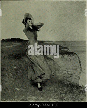 Les premiers travaux de Raphael . Mme Orchardson.Avec l'autorisation de W. O. Orchardson, Esq., R.A. L'ART DE WILLIAM QUILLER ORCHARDSON 43 et nous le verrons que son explication conjecturale a nofoundation du tout. Mais le reste de son estimation m'apparaît. Sur l'avant-pays du Nord.de la photo dans la galerie Diplôme, Burlington House. solide, même si, sans aucun doute, une ou deux phrases de l'signifie bien peu plusde que Orchardson ne peint pas tout à fait comme un Français. Un 44 L'ART DE WILLIAM QUILLER ORCHARDSON question intéressante est proposée par son dictum que les peintres de coloris Banque D'Images