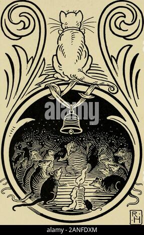 Les fables d'Ésope, sélectionné, dit à nouveau et leur histoire remonte . Banque D'Images