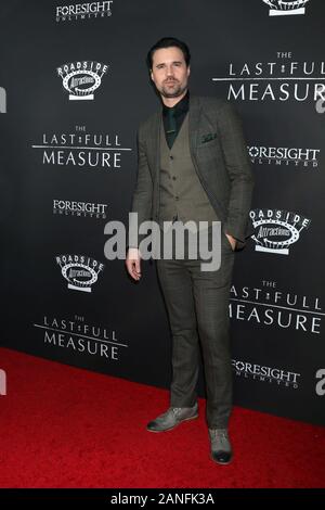 Los Angeles, CA. 16 janvier, 2020. Brett Dalton au arrivés pour LA PLEINE MESURE Arclight Hollywood, Premiere, Los Angeles, CA 16 janvier, 2020. Credit : Priscilla Grant/Everett Collection/Alamy Live News Banque D'Images