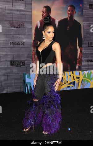 14 janvier 2020, Los Angeles, CA, USA : LOS ANGELES - jan 14 : Saweetie au ''Bad Boys pour la vie'' en première mondiale au théâtre chinois de Grauman, IMAX le 14 janvier 2020 à Los Angeles, CA (crédit Image : © Kay Blake/Zuma sur le fil) Banque D'Images