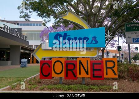 Brisbane, Queensland, Australie - 29 octobre 2019 : vue sur les pierres Corner situé dans la ville de Brisbane. Banque D'Images