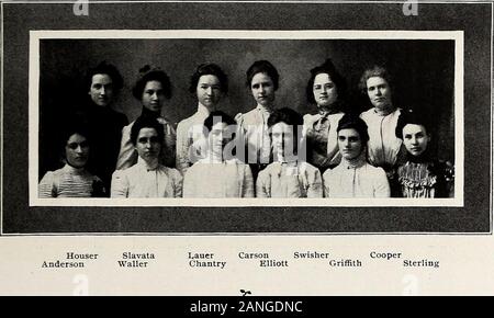 Hawkeye . Y. W. C. A.. O f fi ce r s Lillian Chantry, Ethel Waller,Esther Swisher, Mary Griffith,Omi Moler, Comité Cha.lrmer" peut Houser, Mable Carson,Ethel Waller,Laura Anderson,Omi Moler,Clara,Whitmore Edith Sterling, .Jennie Slavata,Ethel Elliott,Esther Swisher,Mabel Morgan, . L'étude de la Bible d'adhésion réunions religieuses Missionnaires de Finance sociale Invitation à désigner l'extension physique Inter-CollegiateSecretaryRecording Directrice Président Responsabilité SecretaryTreasurer correspondant Banque D'Images