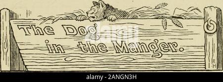 Les fables d'Ésope, sélectionné, dit à nouveau et leur histoire remonte . Banque D'Images