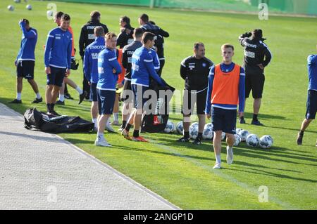 Trainingscamp de deuxième ligue de football club karlsruher sc, KSC Zweitligist Banque D'Images