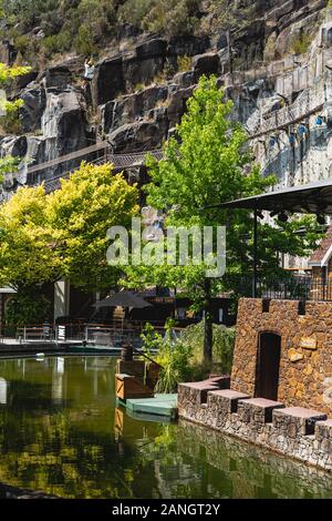 Launceston, Tasmania - 3 janvier 2020 : Le Penny Royal, Launceston. Banque D'Images