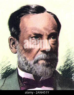 LOUIS PASTEUR (1822-1895) biologiste français, chimiste et microbiologiste, vers 1890 Banque D'Images