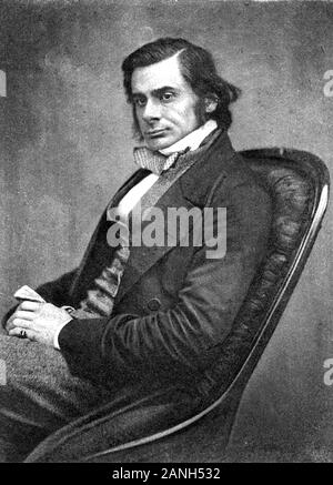 THOMAS Huxley (1825-1895) biologiste et anthropologue anglais Banque D'Images