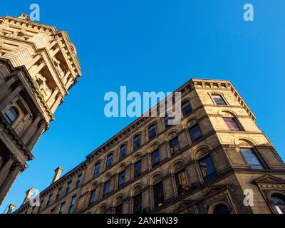 Entrepôt victorien Law Russell et d'Entrepôt Maison Devere en petite Allemagne Bradford Yorkshire Angleterre Banque D'Images