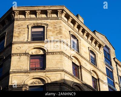 Devere victorien maison construite en tant qu'américain et chinois de l'entrepôt d'exportation en 1871 Bradford West Yorkshire Angleterre Banque D'Images