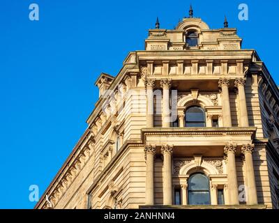 Le droit d'entrepôt victorien Russell sur bâtiment en Allemagne peu Vicaire Lane Bradford West Yorkshire Angleterre Banque D'Images