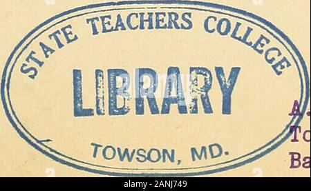 L'annuaire des enseignants du Maryland, 1914-1915 . . Cuisinier Libraryowson UniversityBaltimore Sv Etat, Maryland 21204 Contenu. La page. Avant-propos 5 Liste des responsables de l'école et les directeurs de comté 7 Dates 8 instructeurs de l'Institut Institut 9 Eecent la législation scolaire 12 lois touchant le salaire minimum des Enseignants Enseignants 18 Certificats de vie. 21 22 Association des professeurs de l'État du Maryland State Teachers Eeading 28 Cercle élémentaire enseignement anglais Eailroad 42 55 58 Accidents la formation professionnelle Le Test de Babcock 61 National Education Association-A Déclaration de principes 62 Travaux de N. E. A. Commission de Te Banque D'Images