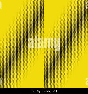 Modèle de demi-teinte monochrome abstrait. Des lignes dynamiques.Vector illustration avec des points Illustration de Vecteur