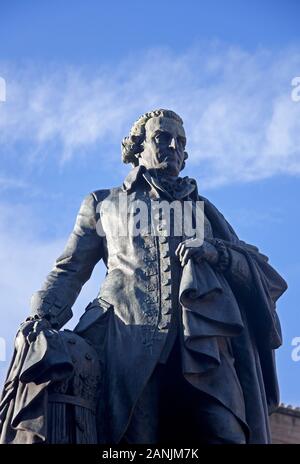 Adam Smith, économiste écossais, statue, Royal Mile, Édimbourg, Écosse, Royaume-Uni, Royaume-Uni Banque D'Images