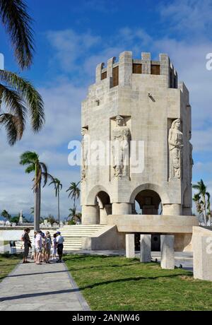 Santiago de Cuba, Grabmal für Jose Marti. Tombe de Jose Marti, cimetière Santa Ifigenia, Santiago de Cuba, Cuba |Mausolée Jose Marti, Friedhof Santa ifigen Banque D'Images